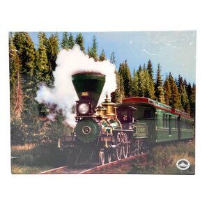Springbok 500 Piece Jigsaw Puzzle B&O Railroad Museum Summit 5 Train Scene NEW